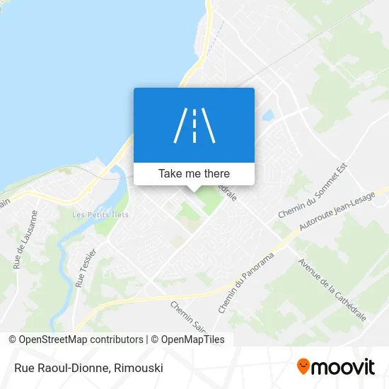 Rue Raoul-Dionne map