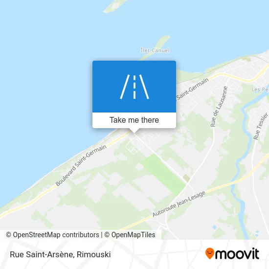 Rue Saint-Arsène map