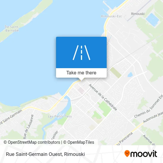 Rue Saint-Germain Ouest map