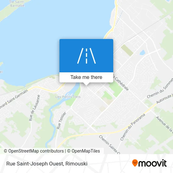 Rue Saint-Joseph Ouest map