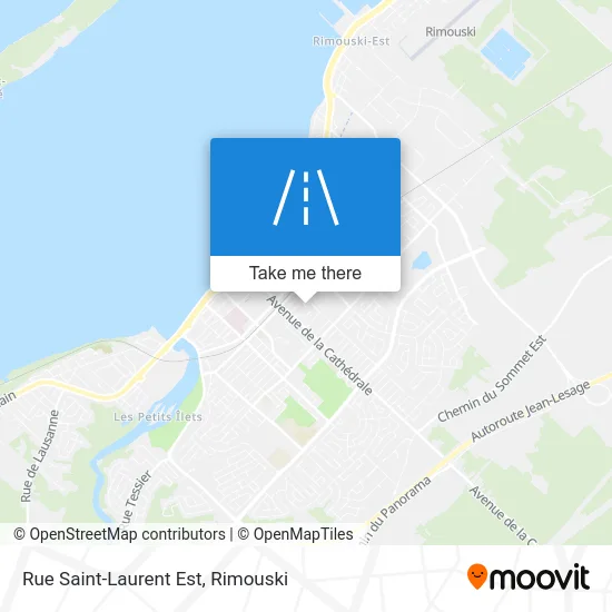 Rue Saint-Laurent Est map