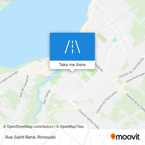 Rue Saint-René map