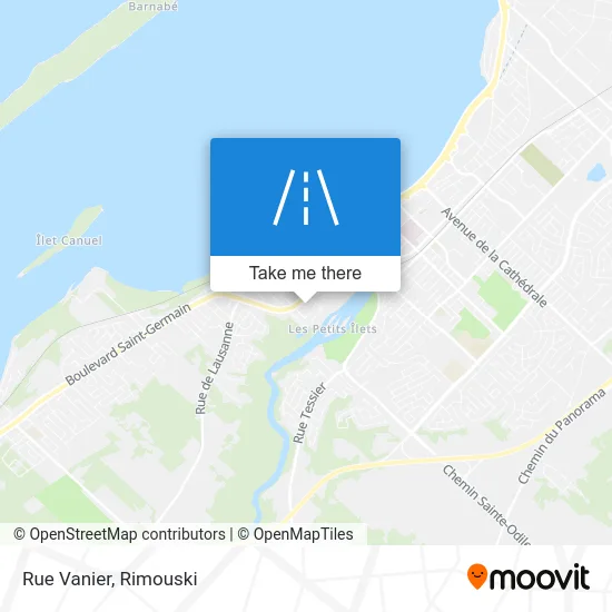 Rue Vanier map