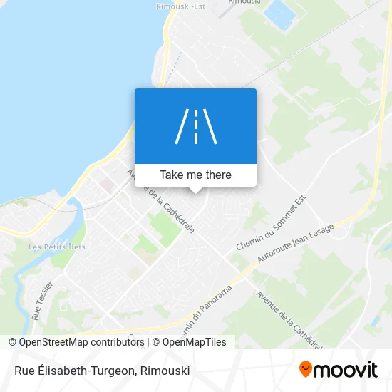 Rue Élisabeth-Turgeon map