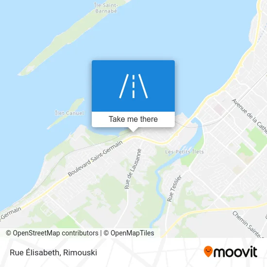 Rue Élisabeth map
