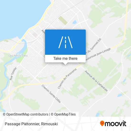 Passage Piétonnier map