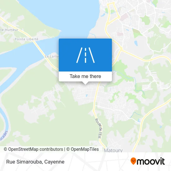 Rue Simarouba map
