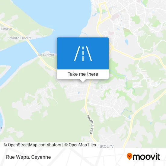 Rue Wapa map