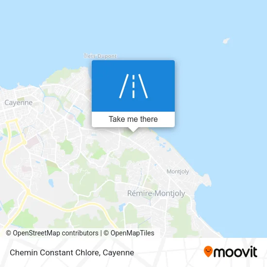 Chemin Constant Chlore map