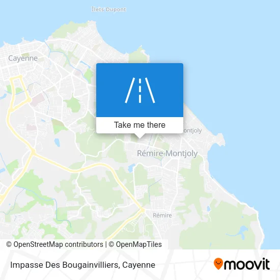 Impasse Des Bougainvilliers map
