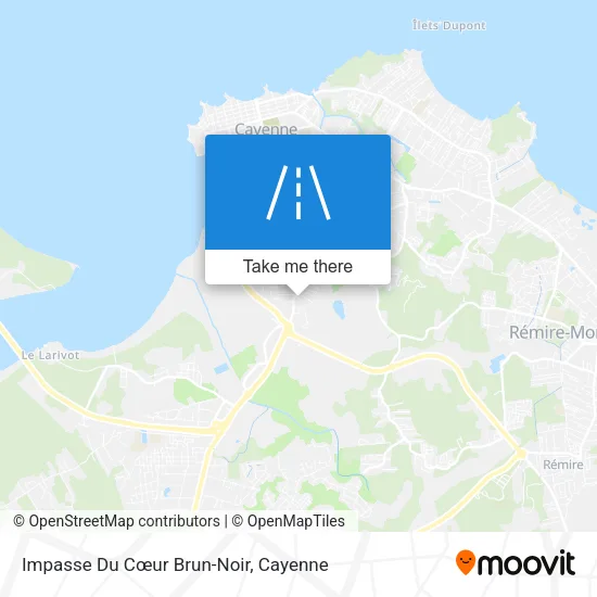Impasse Du Cœur Brun-Noir map