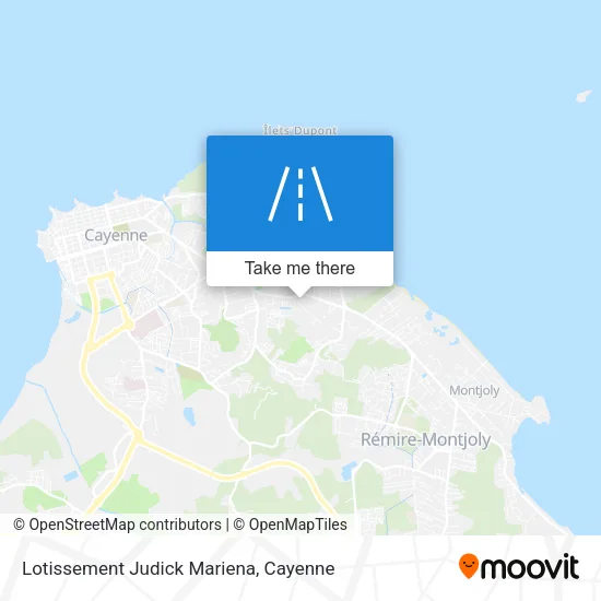 Lotissement Judick Mariena map