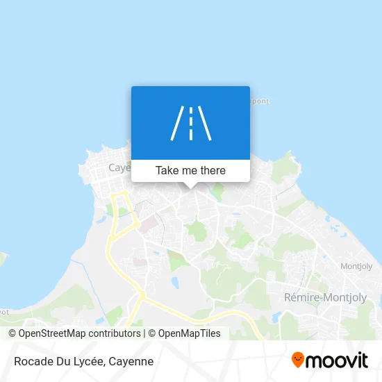 Rocade Du Lycée map