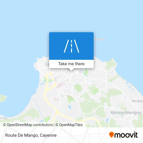 Route De Mango map