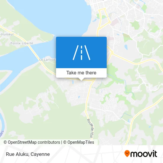 Rue Aluku map