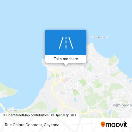Rue Chlore Constant map