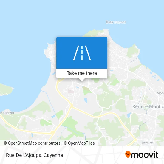 Rue De L'Ajoupa map