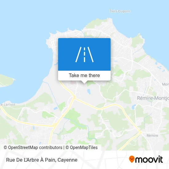 Rue De L'Arbre À Pain map