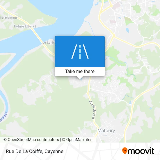 Rue De La Coiffe map