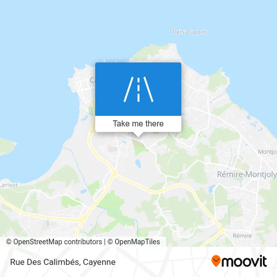 Rue Des Calimbés map