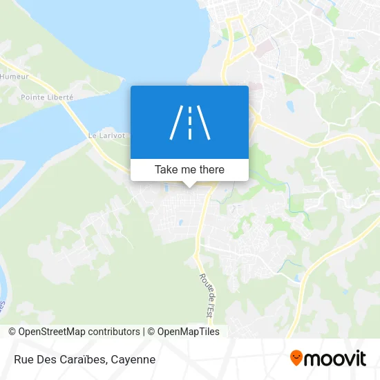 Rue Des Caraïbes map