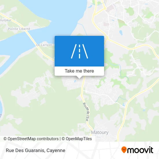 Rue Des Guaranis map