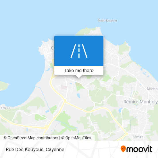 Rue Des Kouyous map