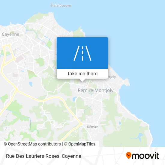 Rue Des Lauriers Roses map