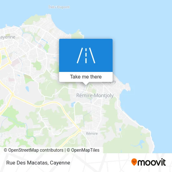 Rue Des Macatas map