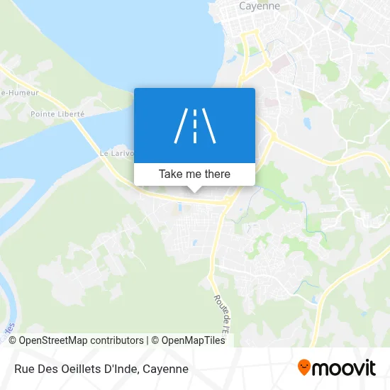 Rue Des Oeillets D'Inde map