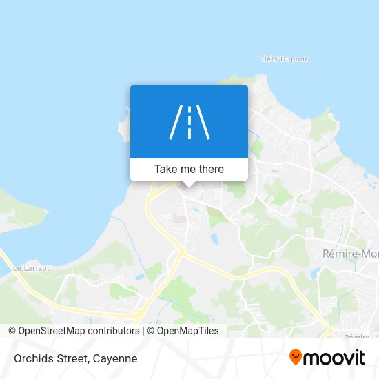 Rue Des Orchidées map