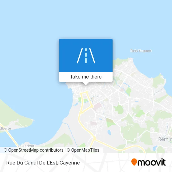 Rue Du Canal De L'Est map