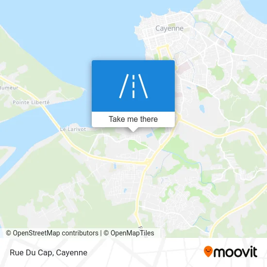 Rue Du Cap map