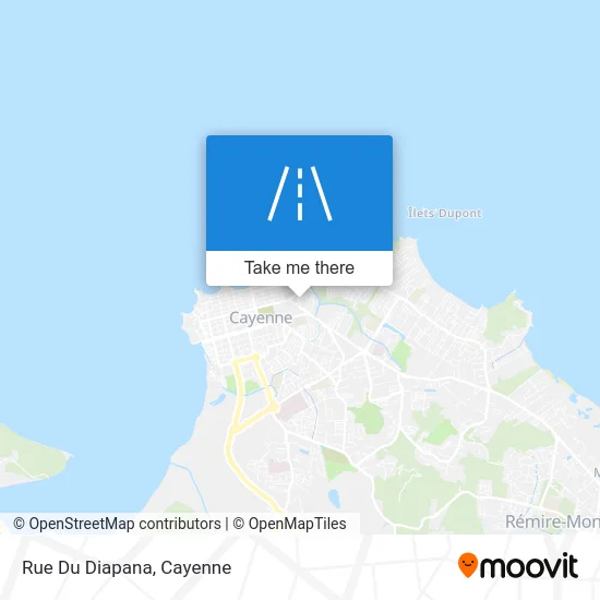 Rue Du Diapana map