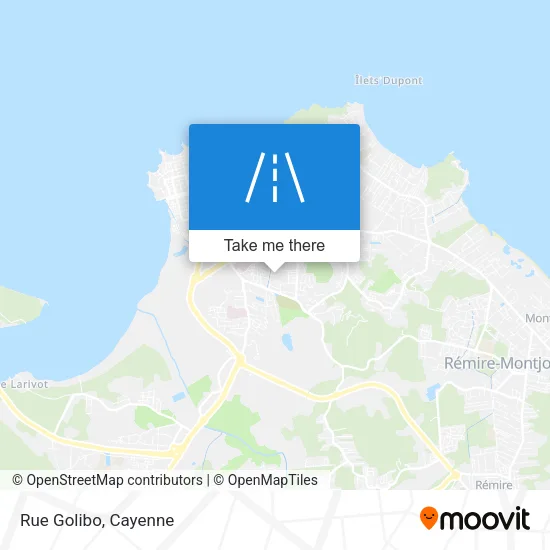 Rue Golibo map