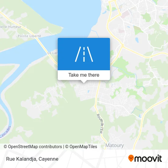 Rue Kalandja map