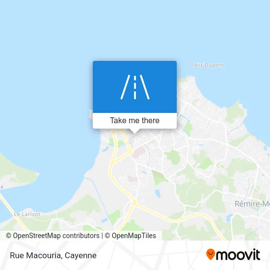 Rue Macouria map