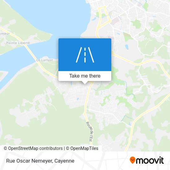 Rue Oscar Nemeyer map