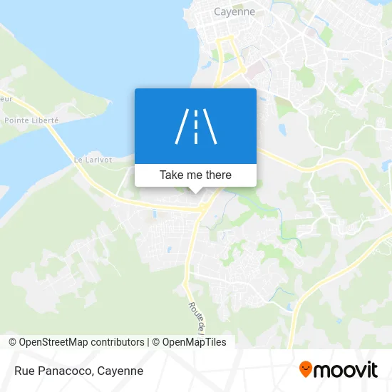 Rue Panacoco map