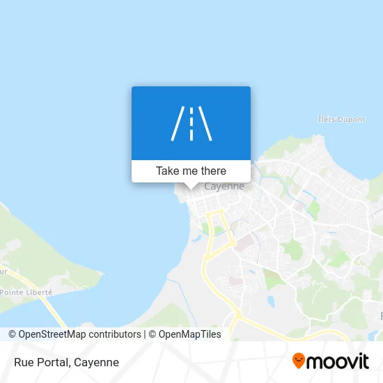 Rue Portal map