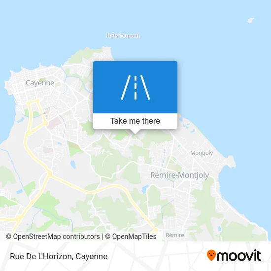 Rue De L'Horizon map