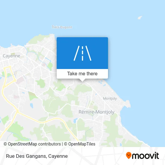 Rue Des Gangans map
