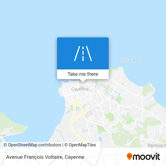 Avenue François Voltaire map