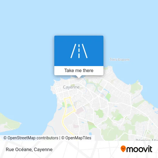 Rue Océane map