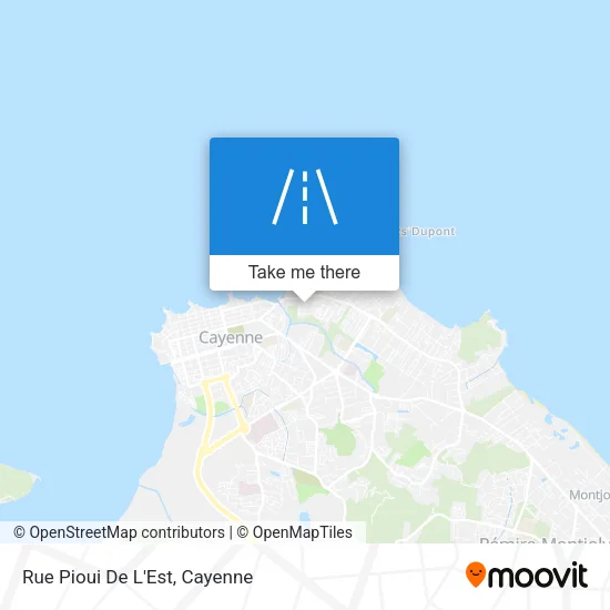 Rue Pioui De L'Est map
