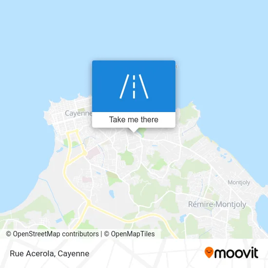 Rue Acerola map