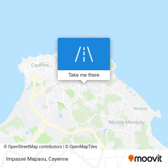 Impasse Mapaou map