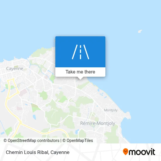 Chemin Louis Ribal map