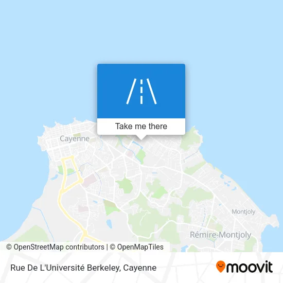 Rue De L'Université Berkeley map