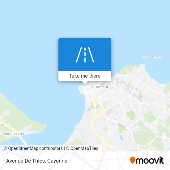 Avenue De Thies map